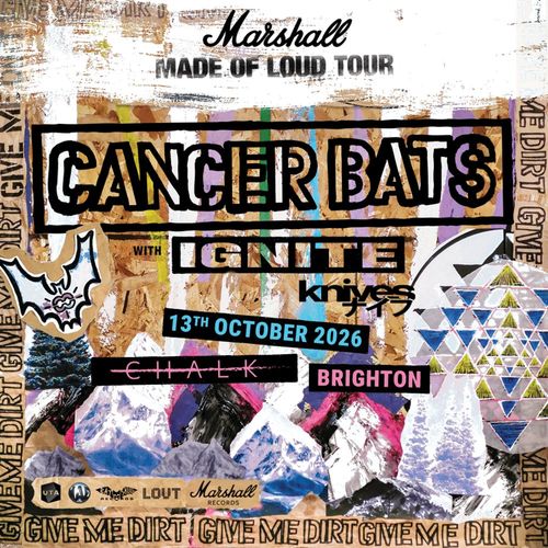 CANCER BATS with IGNITE & Knives Ignite, Knives, Cancer Bats at CHALK on 13 October 2026 gig poster