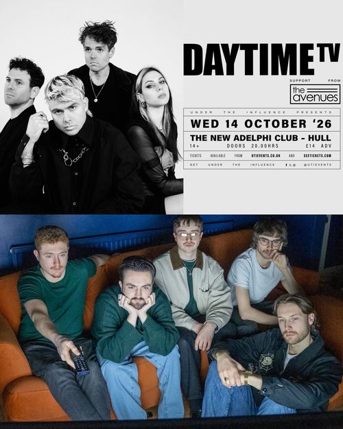Daytime TV Avenues at The New Adelphi Club on 14 October 2026 gig poster