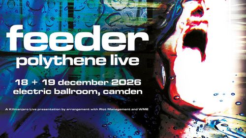 feeder polythene live Feeder december 2026 tour poster