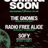 COMING SOON at the Brudenell Social Club SOFY, Fontaines D.C., Radio Free Alice, The Gnomes gig poster