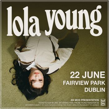 lola young at Fairview Park on 22 June 2024 gig poster