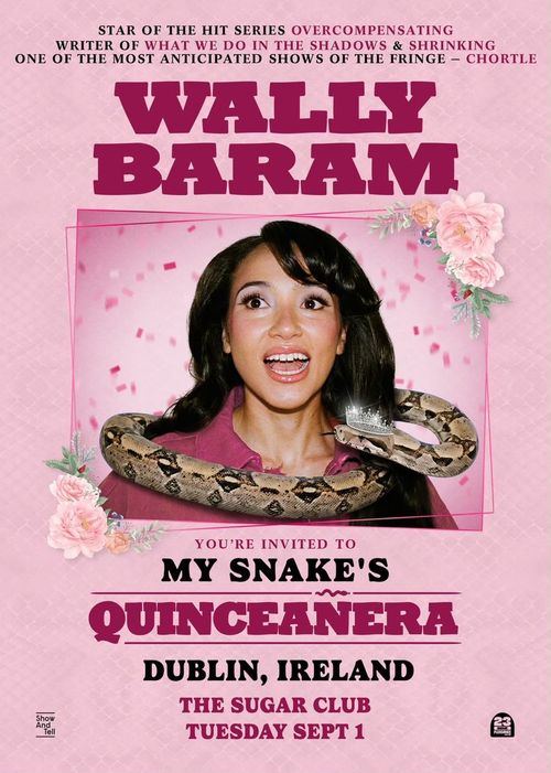 WALLY BARAM 2026 TOUR Wally Baram at The Sugar Club on 1 September 2026 gig poster