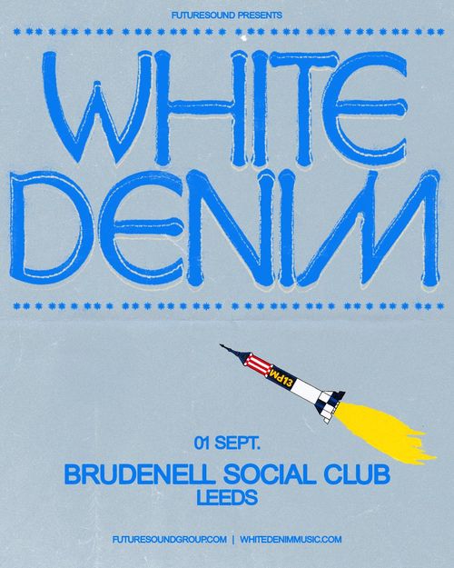 White Denim at Brudenell Social Club on 1 September 2026 gig poster