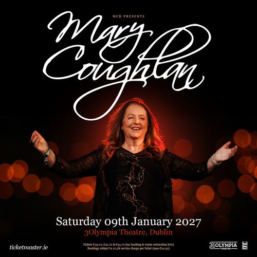 Mary Coughlan at Olympia Theatre on 9 January 2027 gig poster