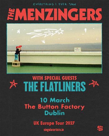 THE MENZINGERS The Flatliners at The Button Factory on 10 March 2027 gig poster