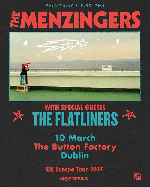 THE MENZINGERS The Flatliners at The Button Factory on 10 March 2027 gig poster