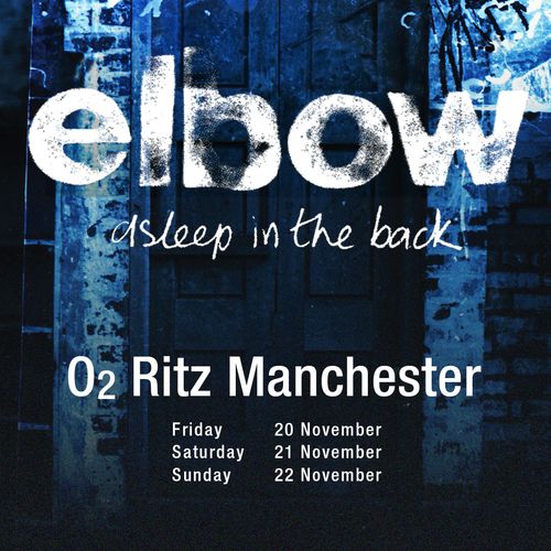 elbow asleep in the back november 2026 tour poster