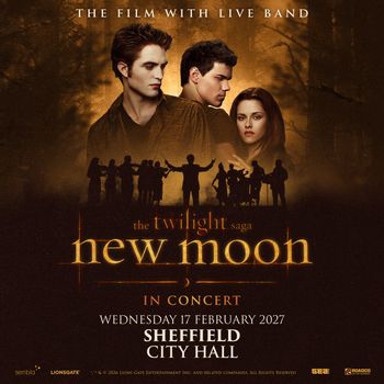 The Twilight Saga: New Moon in Concert Live Band at City Hall on 17 February 2027 gig poster