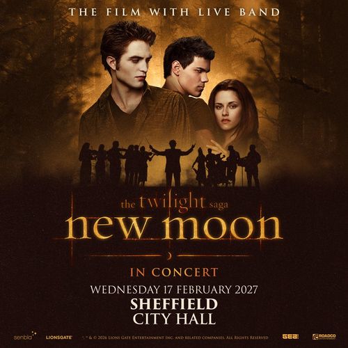 The Twilight Saga: New Moon in Concert Live Band at City Hall on 17 February 2027 gig poster