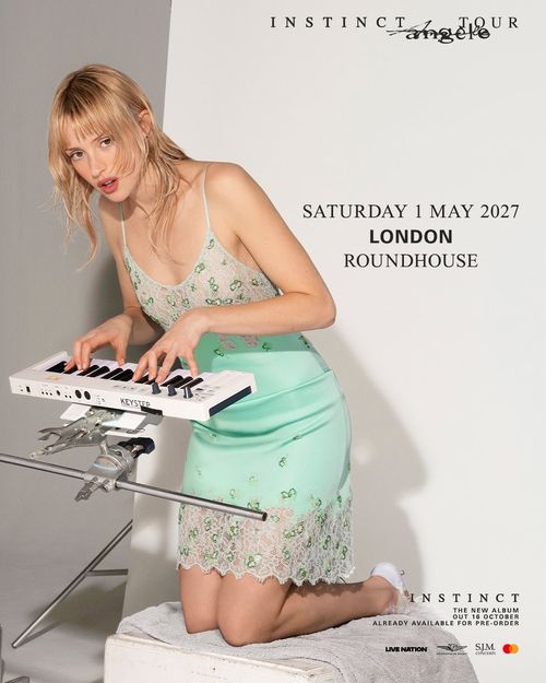 INSTINCT TOUR Angèle at ROUNDHOUSE on 1 May 2027 gig poster
