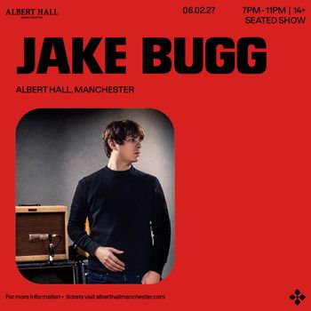 JAKE BUGG at ALBERT HALL on 6 February 2027 gig poster
