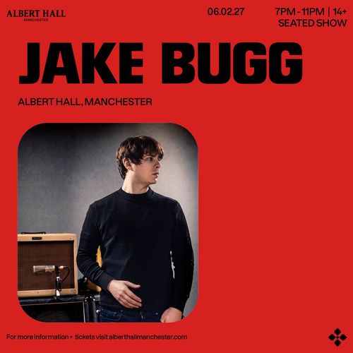 JAKE BUGG at ALBERT HALL on 6 February 2027 gig poster