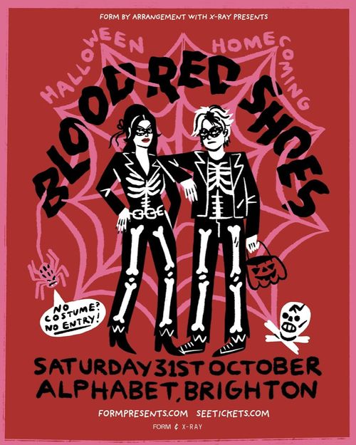 BLOOD RED SHOES at ALPHABET on 31 October 2026 gig poster
