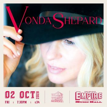 Vonda Shepard at Empire Music Hall on 2 October 2026 gig poster