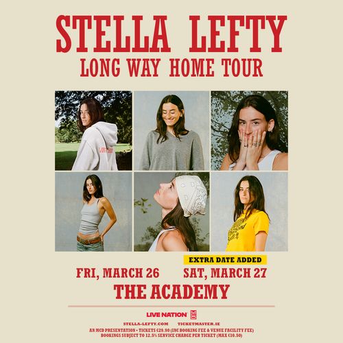 STELLA LEFTY LONG WAY HOME TOUR STELLA LEFTY march 2026 tour poster