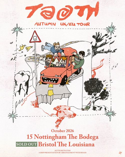 Tooth Autumn UK/EU Tour Tooth october 2026 tour poster