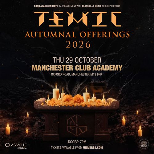 TEMIC - Autumnal Offerings 2026 TEMIC at Manchester Club Academy on 29 October 2026 gig poster