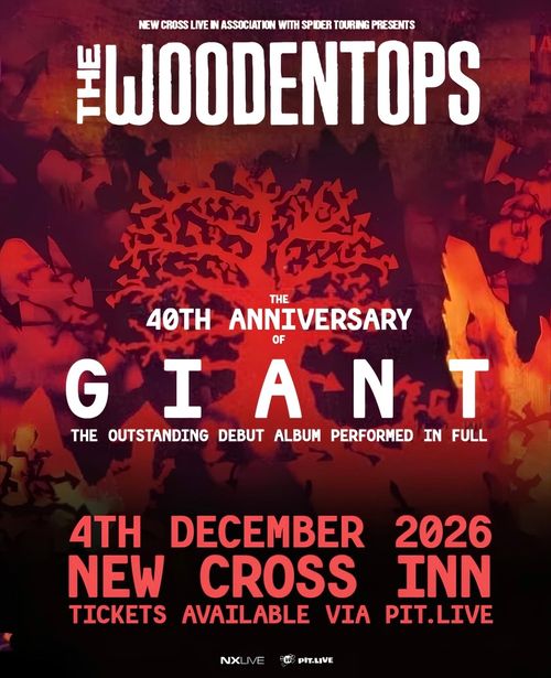 The Woodentops at New Cross Inn on 4 December 2026 gig poster