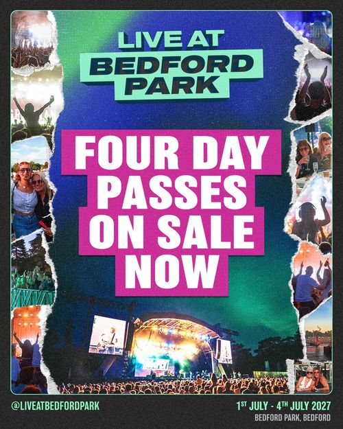 Live at Bedford Park Various Artists july 2027 tour poster