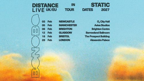 Bo Ningen - Distance in Static Live UK/EU Tour 2027 Bo Ningen february 2027 tour poster
