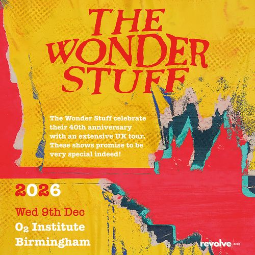 THE WONDER STUFF at O2 Institute on 9 December 2026 gig poster
