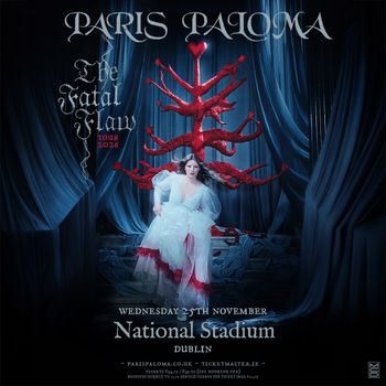 PARIS PALOMA - The Fatal Flaw Tour 2026 Paris Paloma at National Stadium on 23 November 2026 gig poster