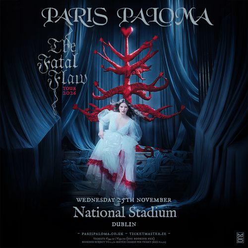 PARIS PALOMA - The Fatal Flaw Tour 2026 Paris Paloma at National Stadium on 23 November 2026 gig poster