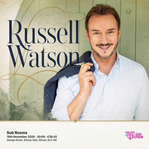 Russell Watson at Sub Rooms on 18 November 2026 gig poster