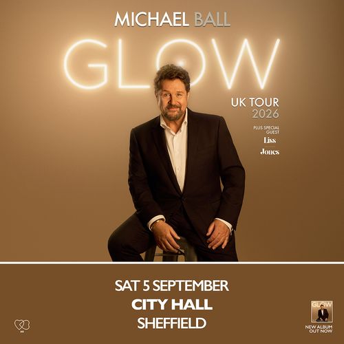 GLOW UK TOUR Michael Ball, Liss Jones august 2026 to october 2026 tour poster