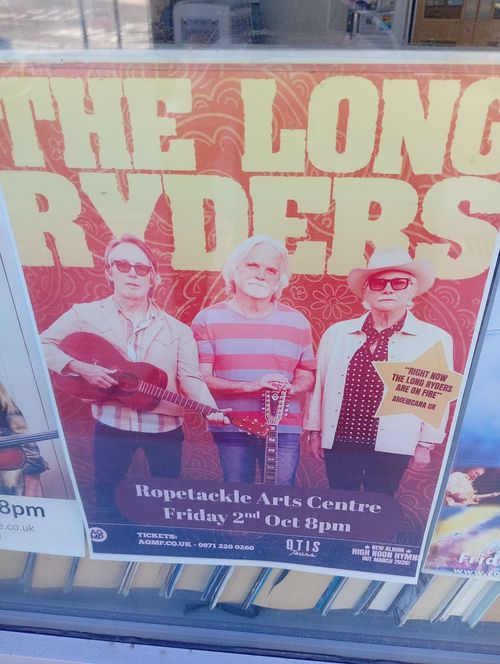 THE LONG RYDERS at Ropetackle Arts Centre on 2 October 2026 gig poster