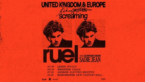 ruel with support from Sadie Jean Ruel, Sadie Jean october 2026 tour poster