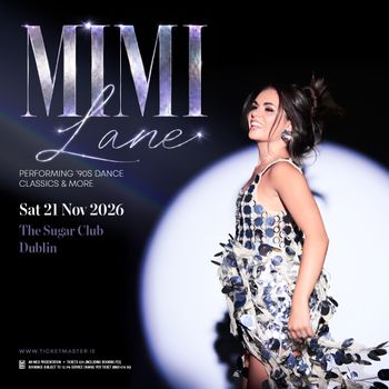 MIMI Lane at The Sugar Club on 21 November 2026 gig poster
