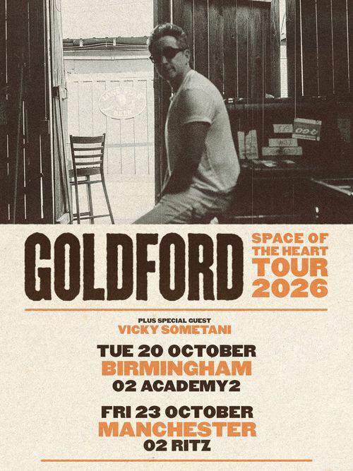 Goldford Space of the Heart Tour 2026 GoldFord, Vicky Sometani october 2026 tour poster