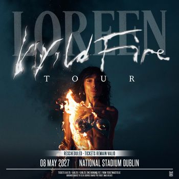 LOREEN - Wild Fire Tour Loreen at National Stadium on 8 May 2027 gig poster