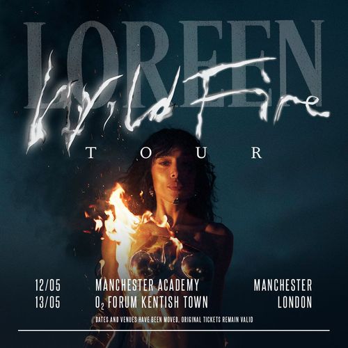 Loreen - Live and Fire Tour Loreen may 2027 tour poster