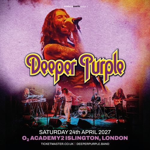 Deeper Purple at O2 ACADEMY2 ISLINGTON on 24 April 2027 gig poster