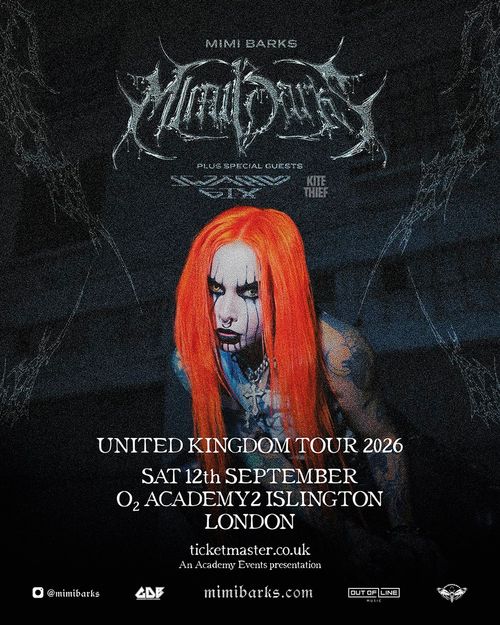 Mimi Barks Kite Thief at O2 Academy2 Islington on 12 September 2026 gig poster