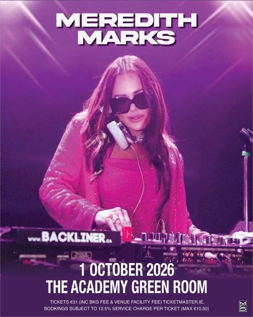 MEREDITH MARKS at THE ACADEMY GREEN ROOM on 1 October 2026 gig poster