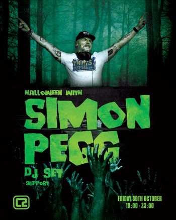 HALLOWEEN WITH SIMON PEGG Simon Pegg at C2 on 30 October 2026 gig poster