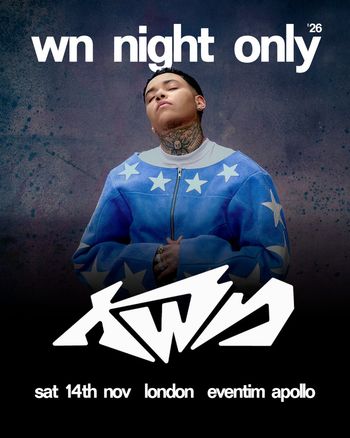 wn night only '26 KWD at Eventim Apollo on 14 November 2026 gig poster