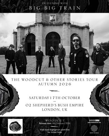 An Evening with Big Big Train Big Big Train at O2 Shepherd's Bush Empire on 17 October 2026 gig poster