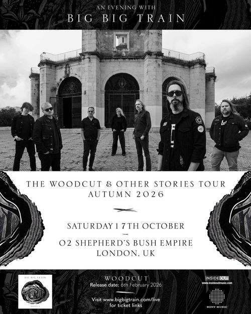 An Evening with Big Big Train Big Big Train at O2 Shepherd's Bush Empire on 17 October 2026 gig poster