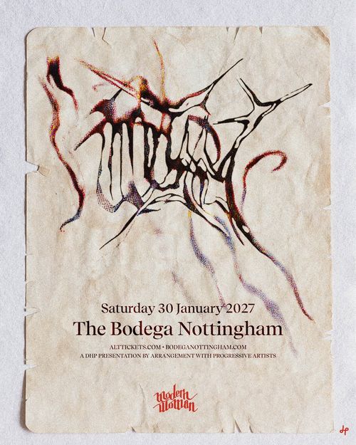 Modern Woman at The Bodega Nottingham on 30 January 2027 gig poster