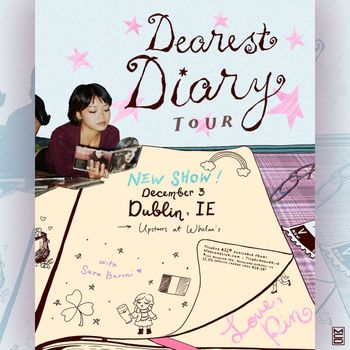 Dearest Diary Tour Sara Baroni at Whelan's on 3 December 2026 gig poster