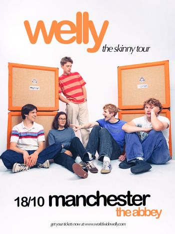 welly the skinny tour Welly at the abbey on 18 October 2026 gig poster