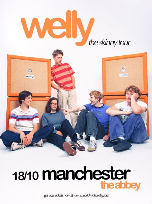 welly the skinny tour Welly at the abbey on 18 October 2026 gig poster