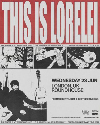 THIS IS LORELEI Lorelei at Roundhouse on 23 June 2027 gig poster