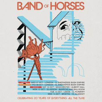Band of Horses at Barrowland Ballroom on 12 October 2026 gig poster