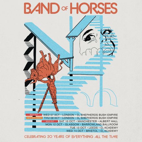 Band of Horses october 2026 tour poster