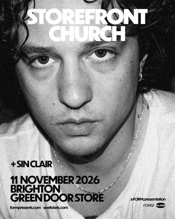 STORE FRONT CHURCH SIN CLAIR, Storefront Church at GREEN DOOR STORE on 11 November 2026 gig poster